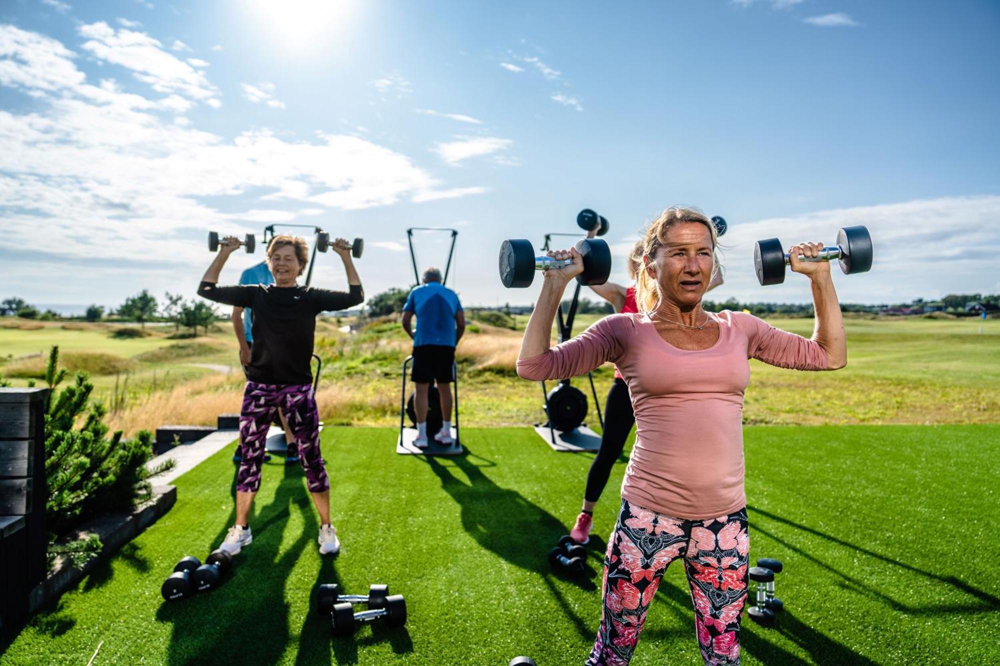 Halmstad Golfarena Hotell & Laegenheter Strandlida 外观 照片